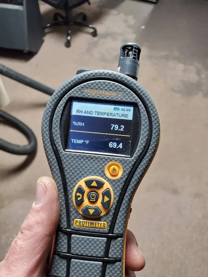 Moisture meter humidity assessment for Fire & Smoke Damage Restoration in Scituate